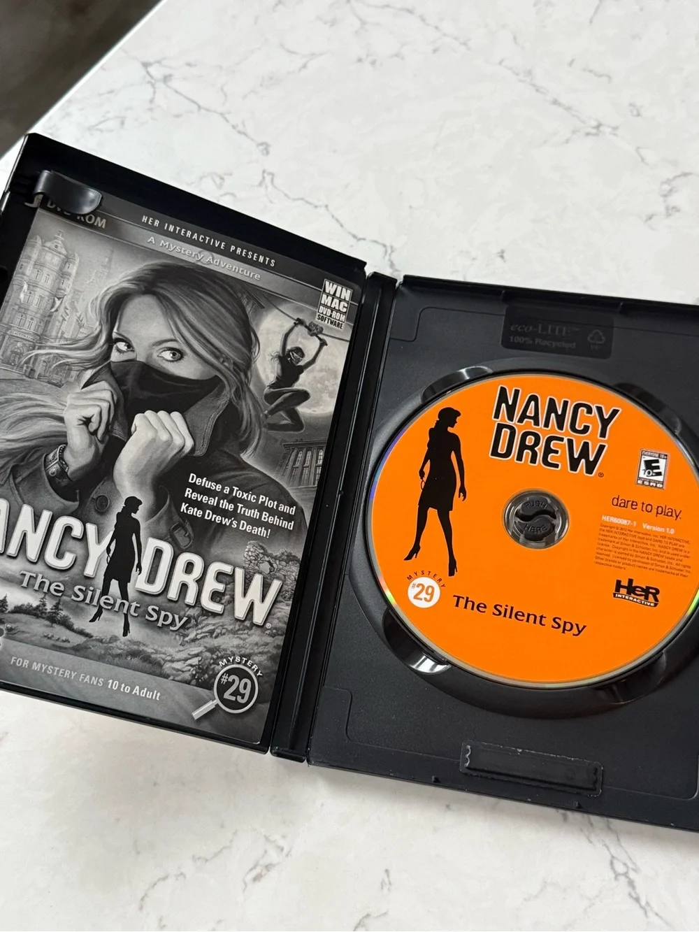 Nancy Drew: The Silent Spy #29 PC DVD-ROM great condition!